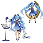 Амини Хатсуне Мику фигурка Ex-037 Мерцающая Снежная версия 14 см ПВХ фигурка игрушки сексуальные девушки виртуальный певец Модель украшения автомобиля