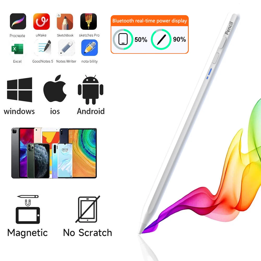 

Универсальный стилус для Apple Pencil, стилус для планшета iPad, Xiaomi, Lenovo, стилус для планшетов, мобильных телефонов, Android