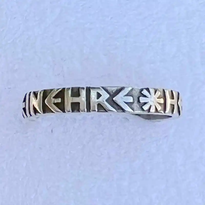 Type #22_S925 Silver ww-ii-german-silver-ring-with-logo-meine-ehre-heisst-treue