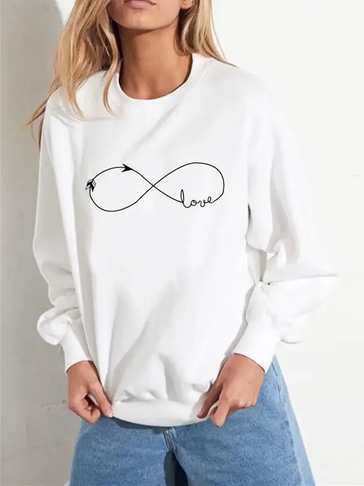 

Одежда, женская одежда, пуловеры, Повседневная зимняя и весенняя флисовая модная одежда с милым мультяшным принтом Love, худи с графическим принтом