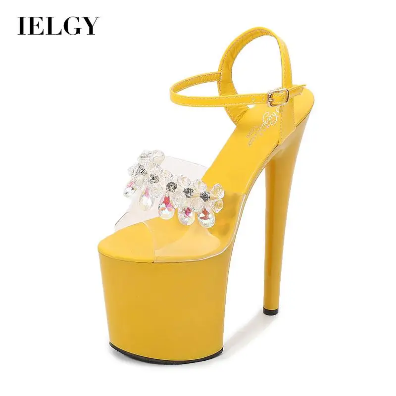 

Женские сандалии с ремешком-пряжкой на платформе 10 см