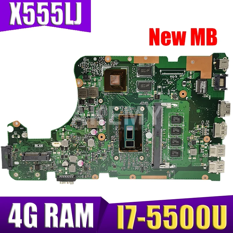 

Материнская плата X555LJ LVDS MAIN_BD_4G/i7-5500CPU/AS 2G GPU REV3.6 для Asus X555LJ LB X555LF X555LD X555L VM590L материнская плата для ноутбука
