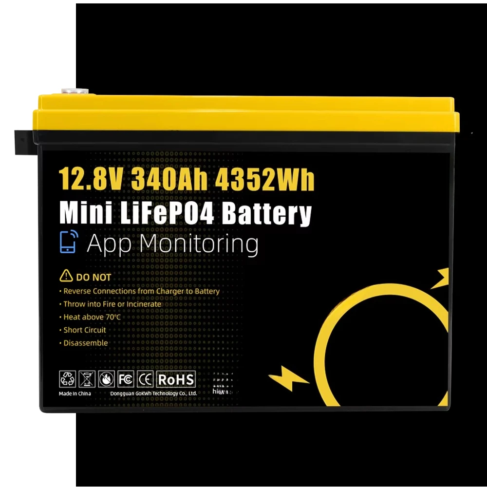 GoKWh Marine 12 В Lifepo4 Литиевая батарея 340 Ач 8000 циклов США Мини 320 Ач 280 Ач 200 Ач 100 Ач 24 В LiFePO4 LFP Кемпинг Автомобиль RV Лодка (art.: 3920d36e30eee) - 3920d36e30eee