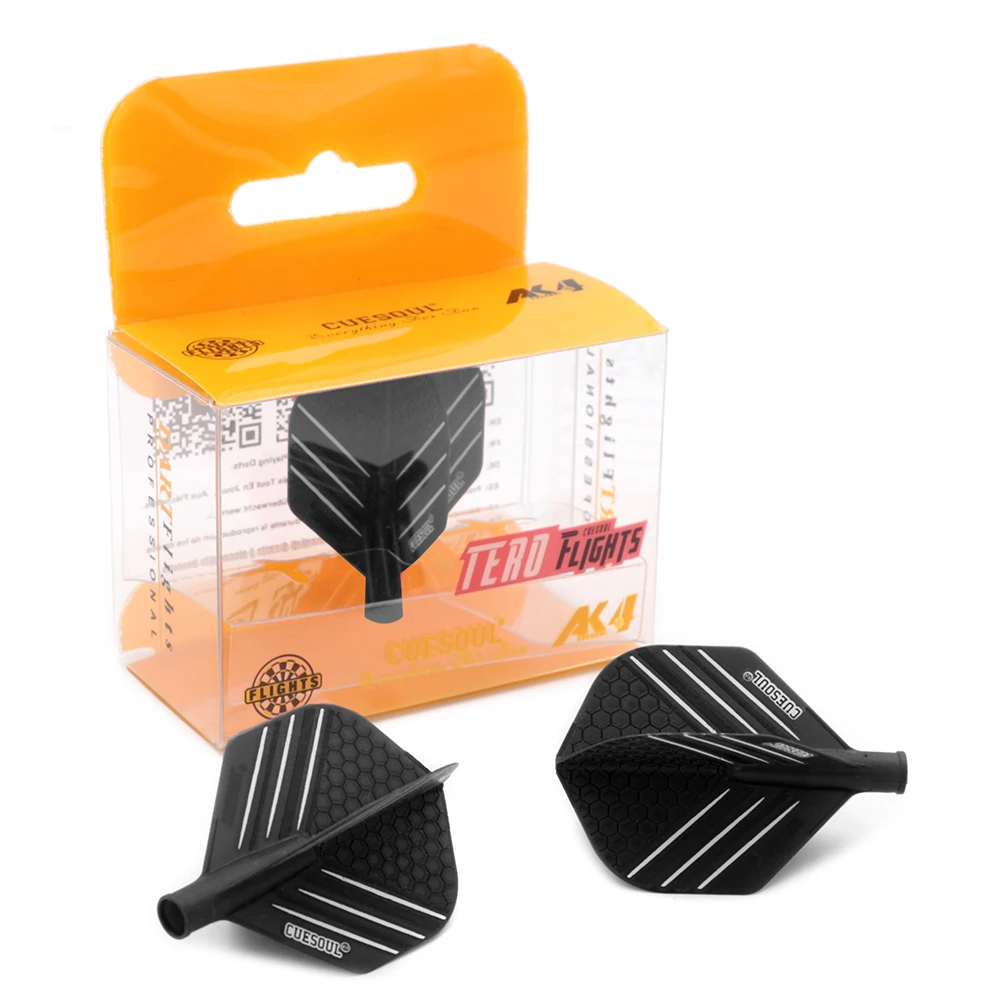 Фото CUESOUL New Launch AK4 Dart Flights Стандартная форма — черно-белый узор №1