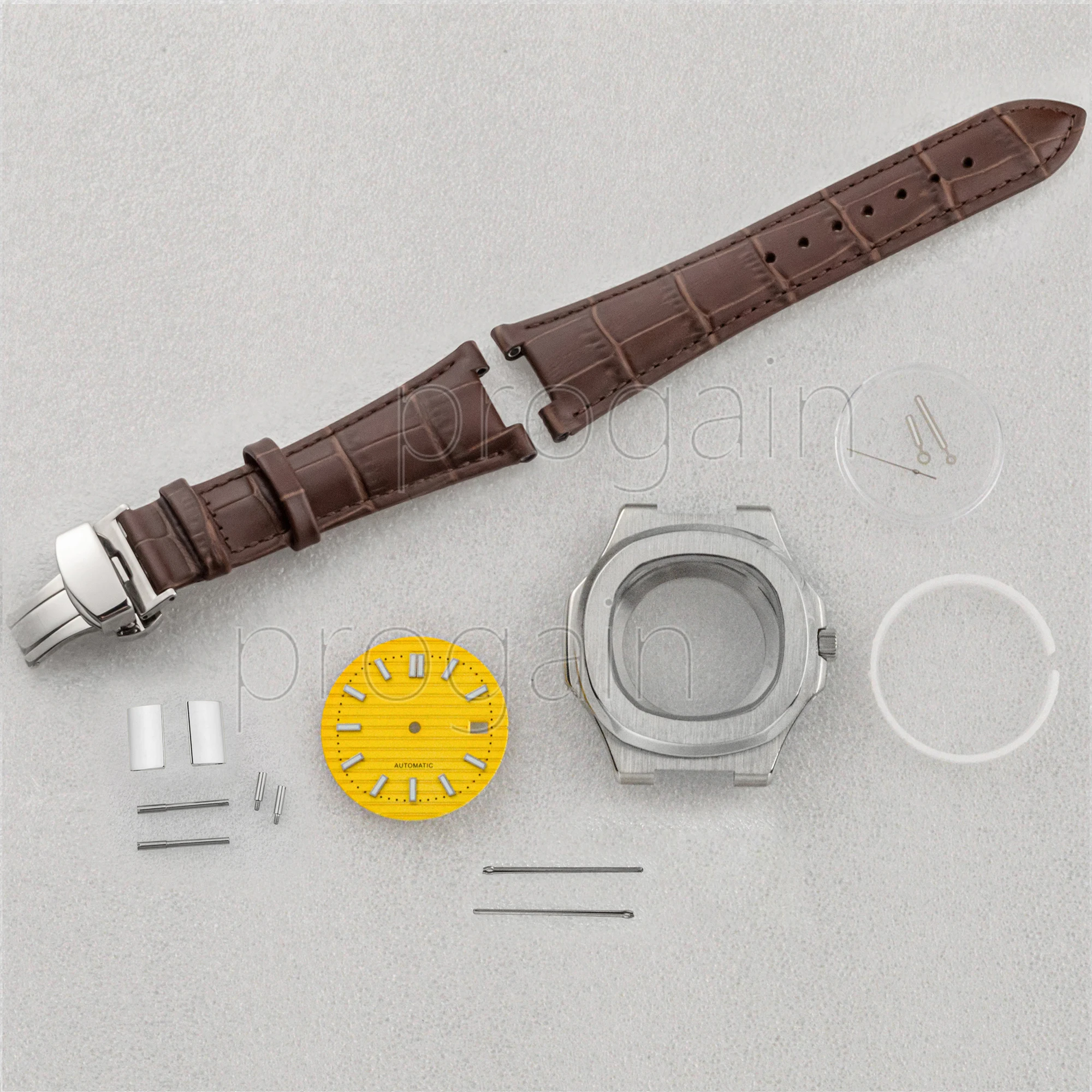 Ремешок для часов Nautilus 41 мм модель NH35 чехол 30 5 циферблат 25 ремешок из натуральной