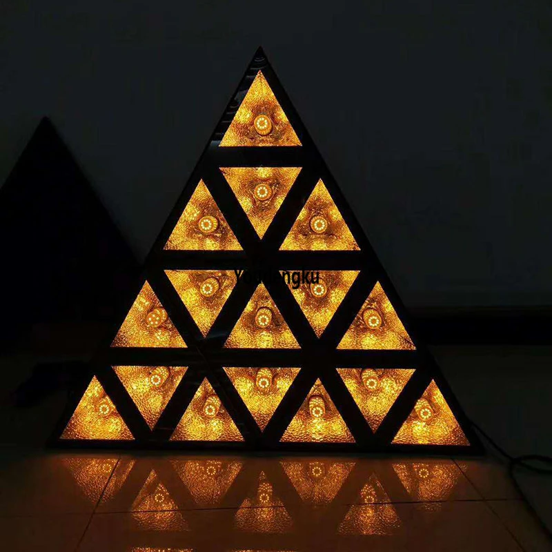 2 шт. Dj огни светодиодные клубные треугольные призмы в форме 16x30 Вт RGB фоновые