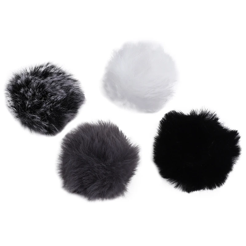 Top Deals Universal Lavalier Microphone Furry Windscreen Fur Windshield Wind Muff Soft for Sony Rode Boya Lapel Mic 5Mm |