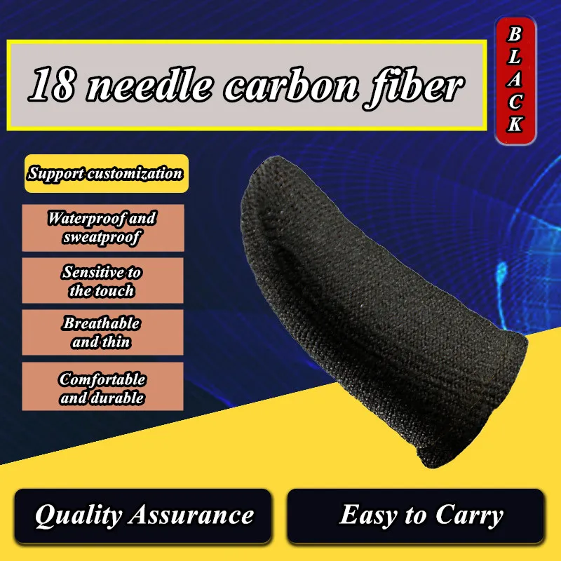 

1/3/5 Pairs L1R1 Gaming Sleeve Game Controller Sweatproof Gloves Breathable Fingertip for Mobile Games Touch Screen Finger Cover