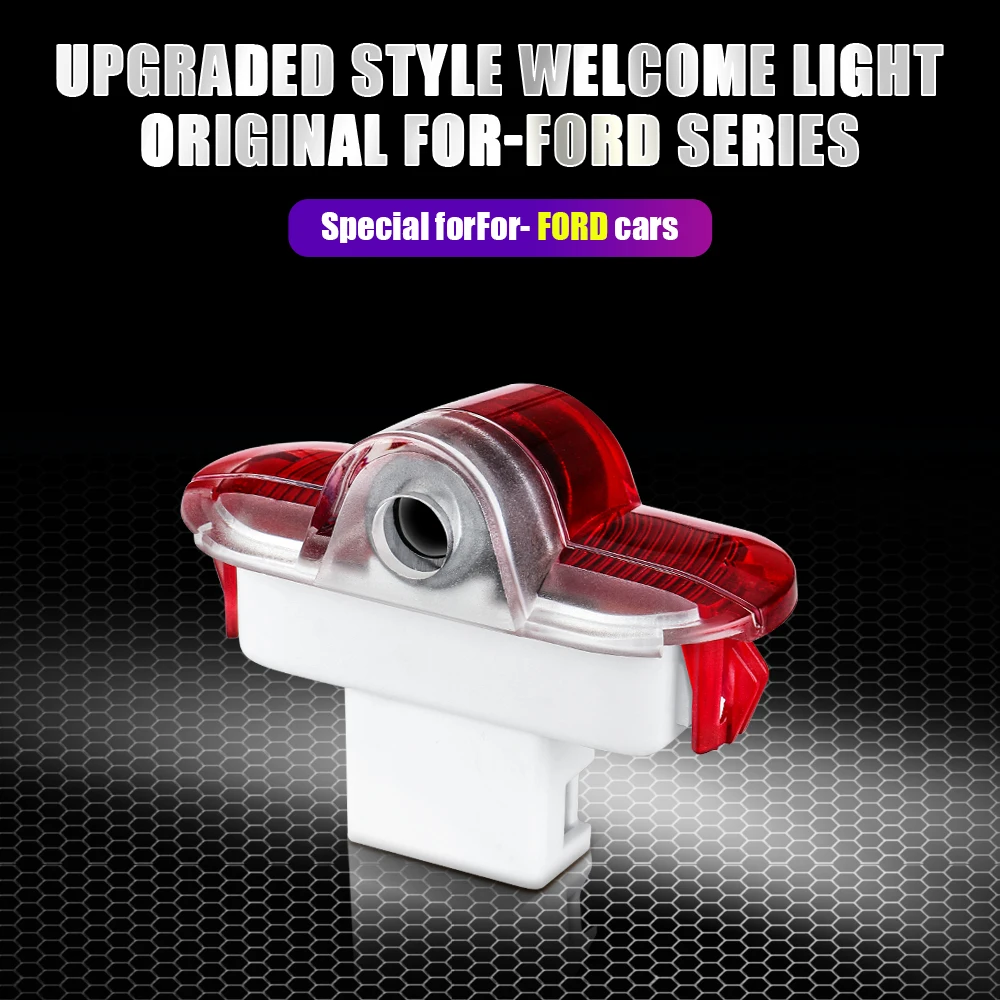 

2PCS LED Car Door Badge Projector Welcome Light For Ford Mondeo 2007-2013 Max 2007-2008 Decoration Accessories