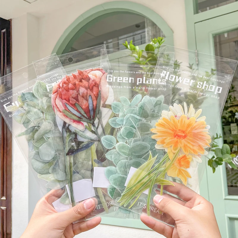 

6 шт., декоративные наклейки для блокнота