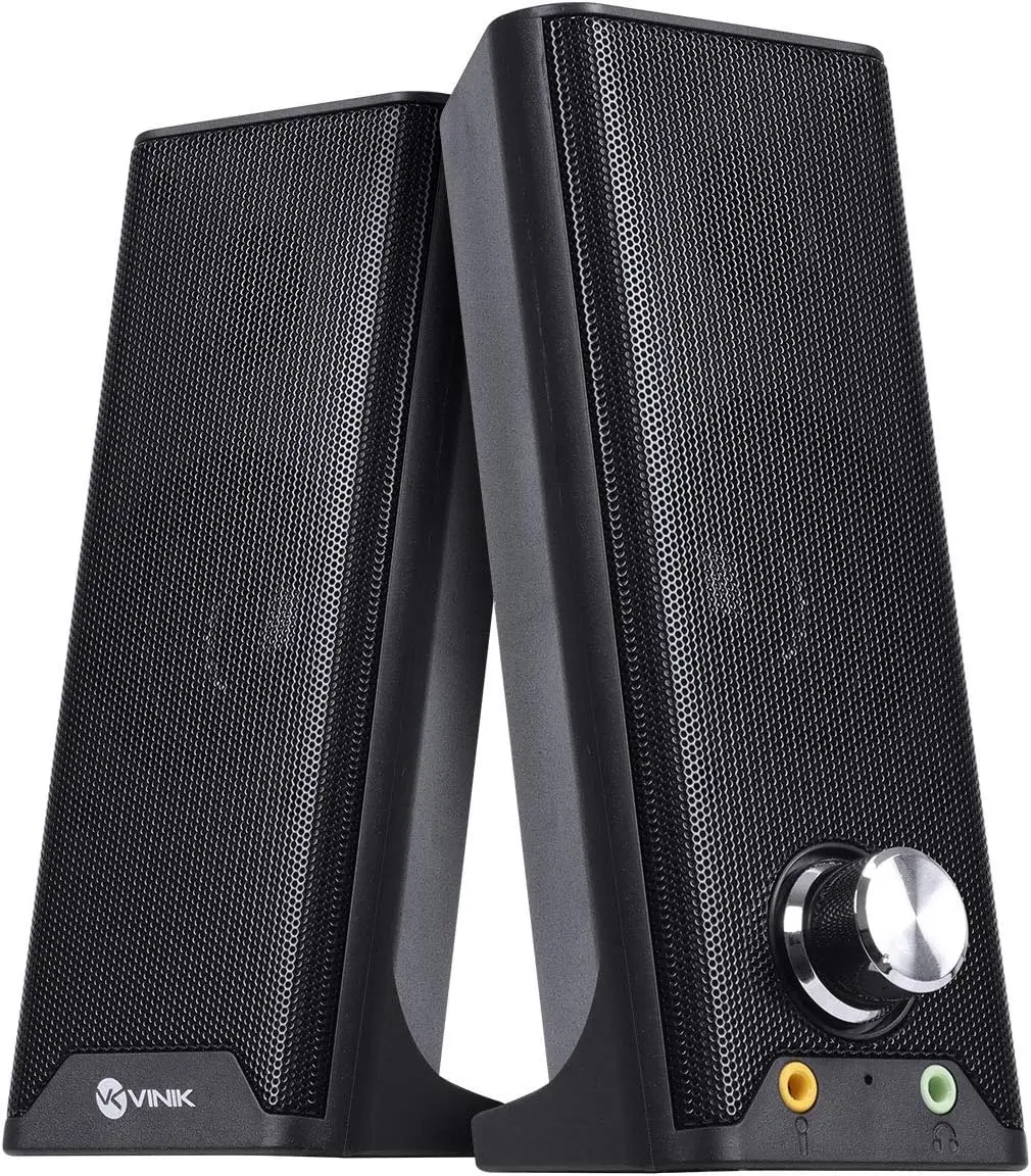 

2023 new CAIXA DE SOM 2.0 DUAL BASIC 6W - FONE E MICROFONE - CXDU-BSIC Preto