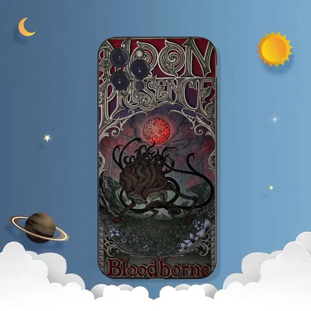 Чехол для телефона Bloodborne iPhone 15 6 7 8 Plus 11 12 13 14 Pro SE 2020 MAX Mini X XS XR задняя крышка