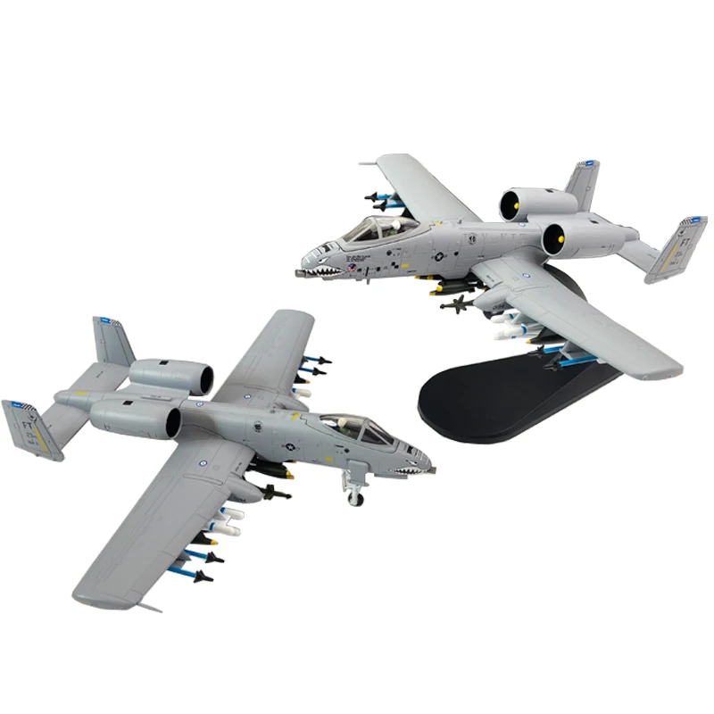 Масштаб 1:100 US A-10 A10 Thunderbolt II атака истребитель литой под давлением металлический