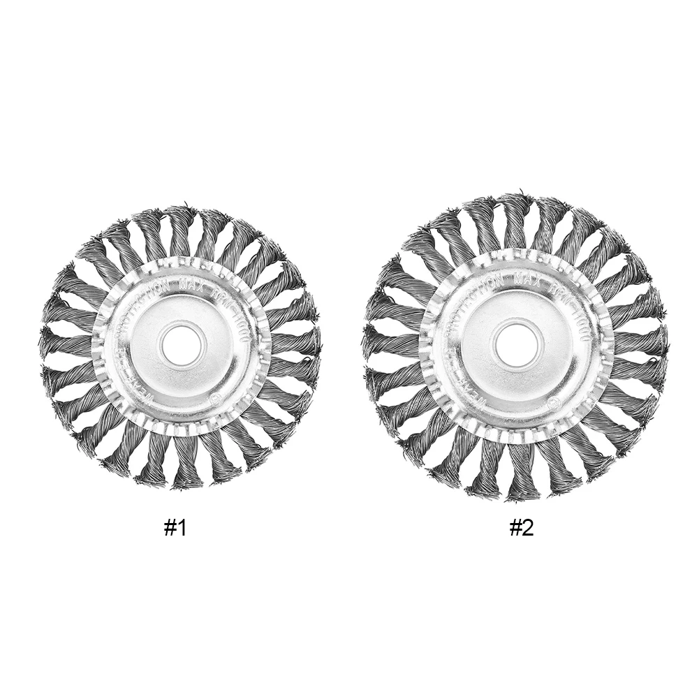 4/5-дюймовая металлическая дисковая щетка для очистки колес полировальная
