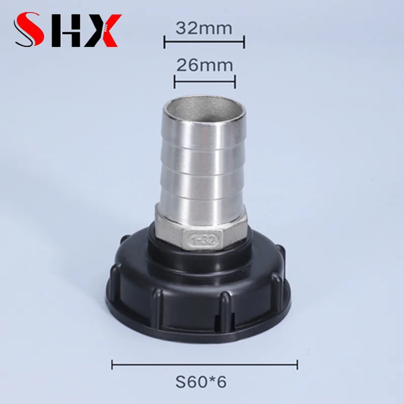 

32mm IBC Tank Adapter 1000L Water Tank Fittings Garden Hose Fittings Replacement Connector Tool 1Pcs
