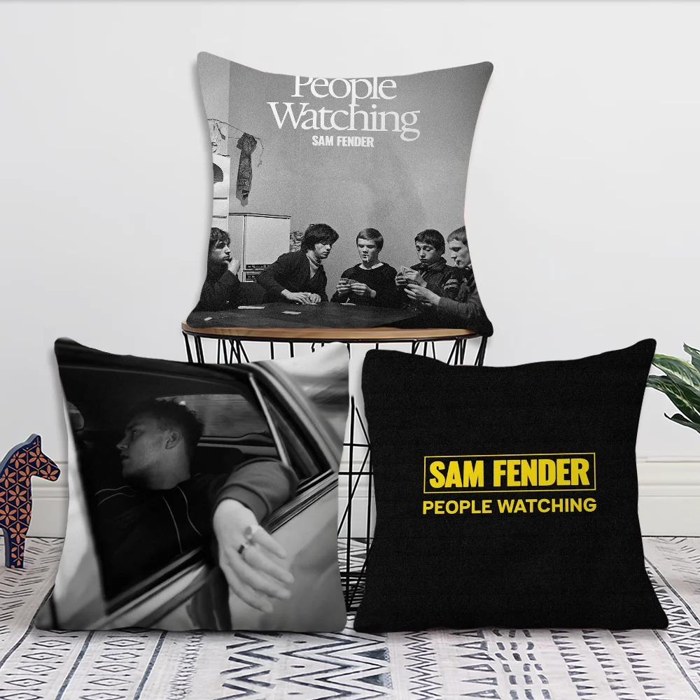 Фото Украшение F-Fender, певица, люди, комната, S-Sam, домашний диван, гостиная, офис, автомобиль, скандинавская простота, наволочка для наблюдения №1
