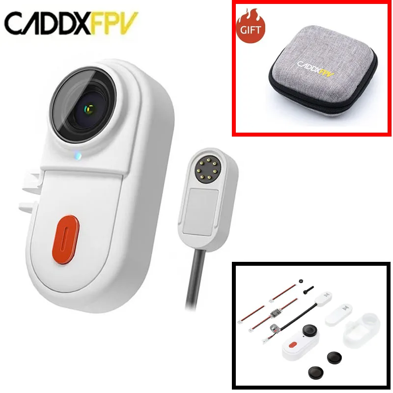 

CADDX Peanut Action FPV WIFI Camera 2.5K 30mins Recording Magnetic Charging for RC FPV Freestyle Cinewhoop Ducted Drone