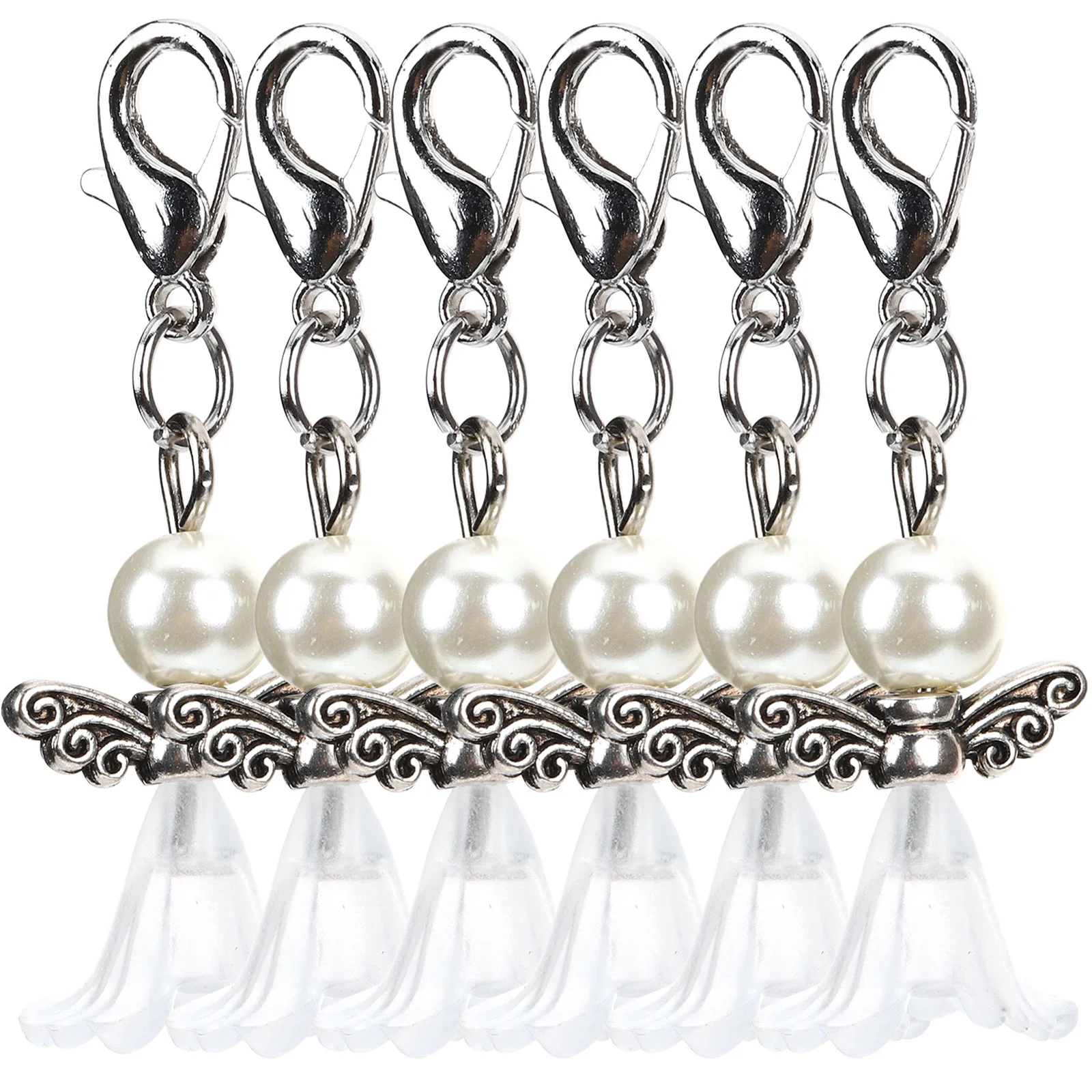 

Baby Shower Key Gifts Angle Ring Chainguest Favors Guests Prizes Keychain Party