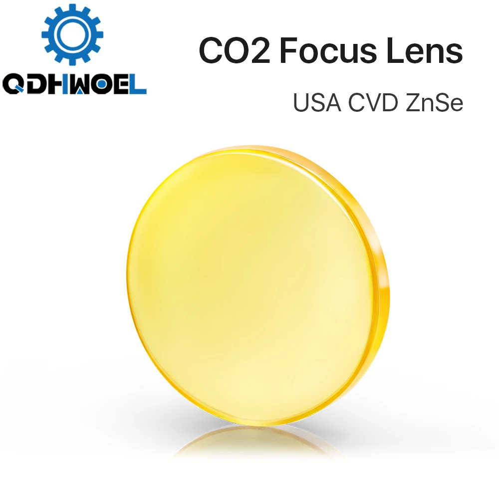 

Focus Lens USA CVD ZnSe DIA 12 15 18 19.05 20 FL 38.1 50.8 63.5 76.2 101.6 127mm for CO2 Laser Engraving Cutting Machine