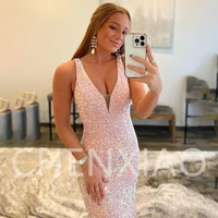 sexy long mermaid evening dresses 2022 formal party dresses for women funyue robe de mari%c3%a9e bridesmaid prom dress backless