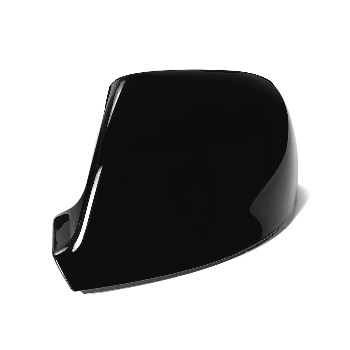 Яркая черная крышка для бокового зеркала заднего вида автомобиля