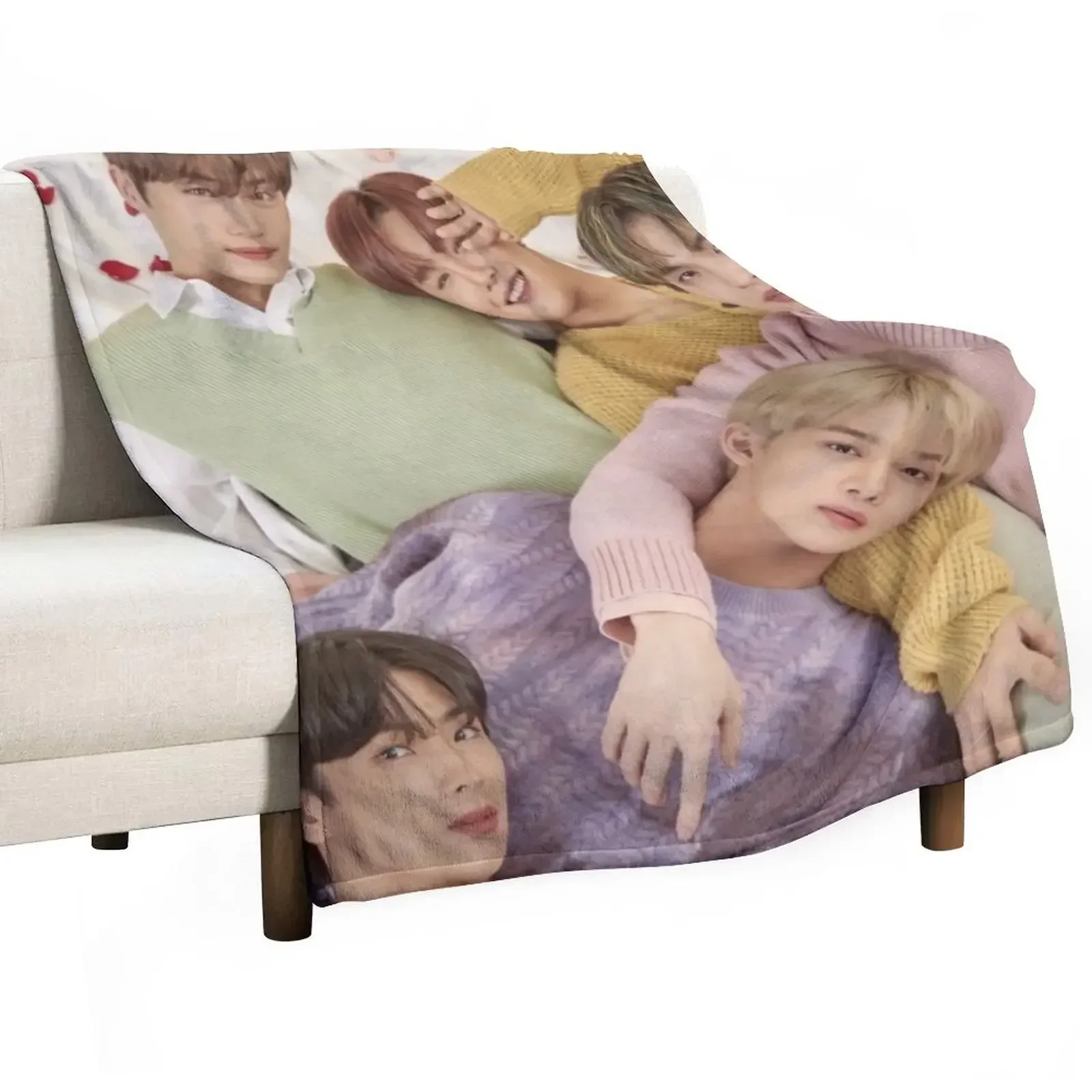 CIX - 'OK' Эпизод 1: OK Not Teaser Pictures 458 BX Seunghun Yonghee Bae Jinyoung Hyunsuk KPOP Boy Band Group Плед