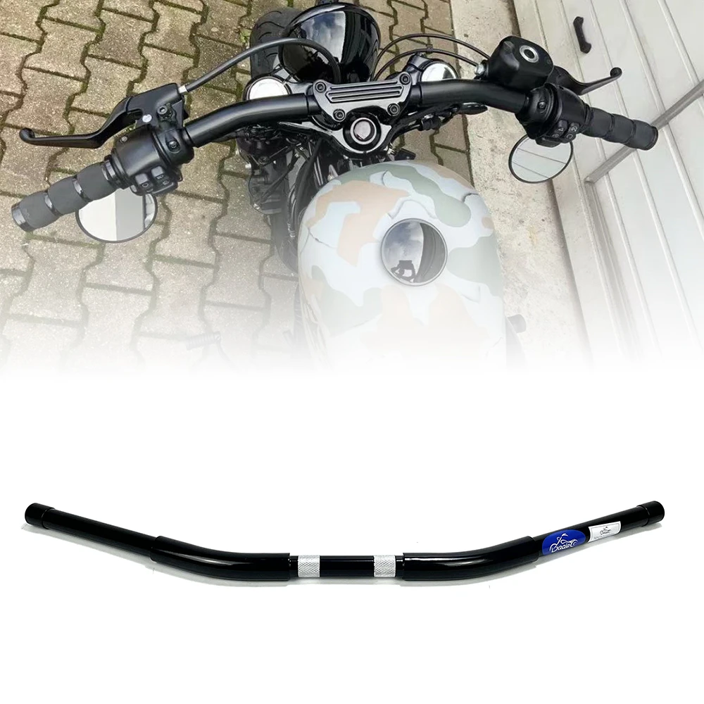 

Motorcycles 1-1/4" drag handlebars for Harley XL883/XL1200-X48 Dyna Softtail Street Bob Low Rider NIGHT Rod V-rod