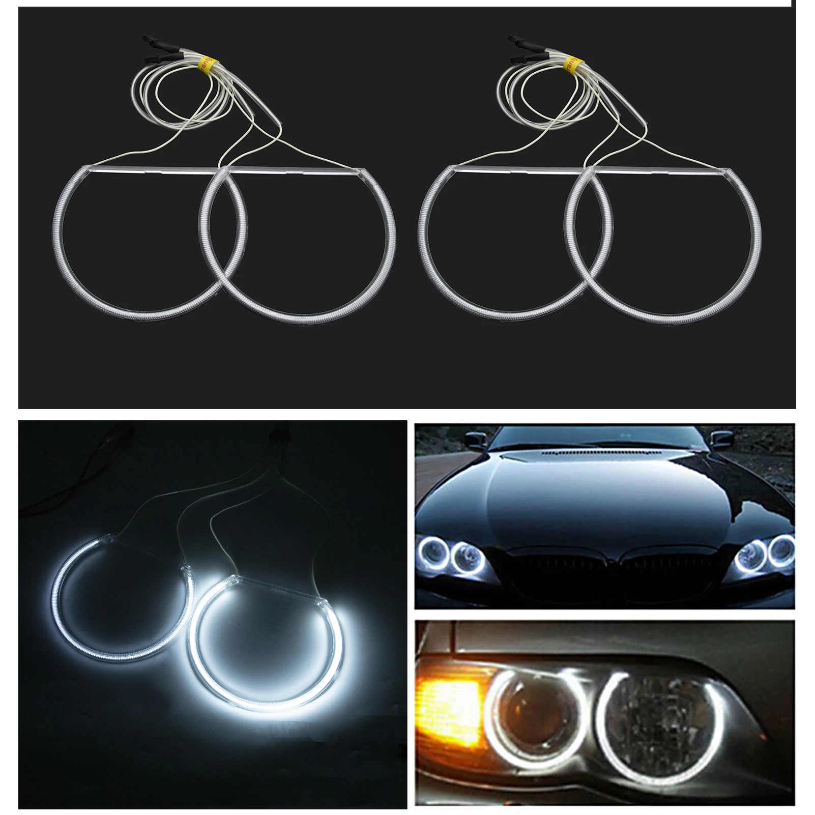 

Новые дневные кольца с ангельскими глазами для BMW E46 Coupe/Convertible 1993-2003 Sedan 1995-2005 E36 E38 E39