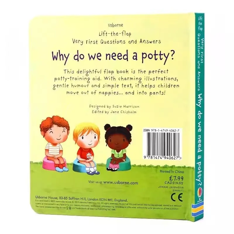 Вопросы и ответы через откидной клапан от Usborne: почему нам нужен горшок?