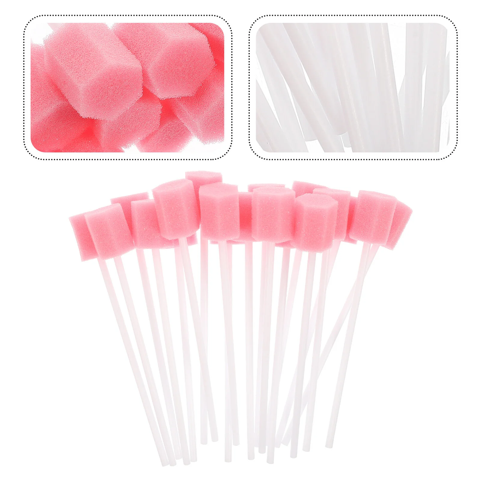 

100 Pcs Cavity Oral Swabs Sponge Useful Cleaning Disposable Makeup Tools Tooth Tools Care Professional Mouth