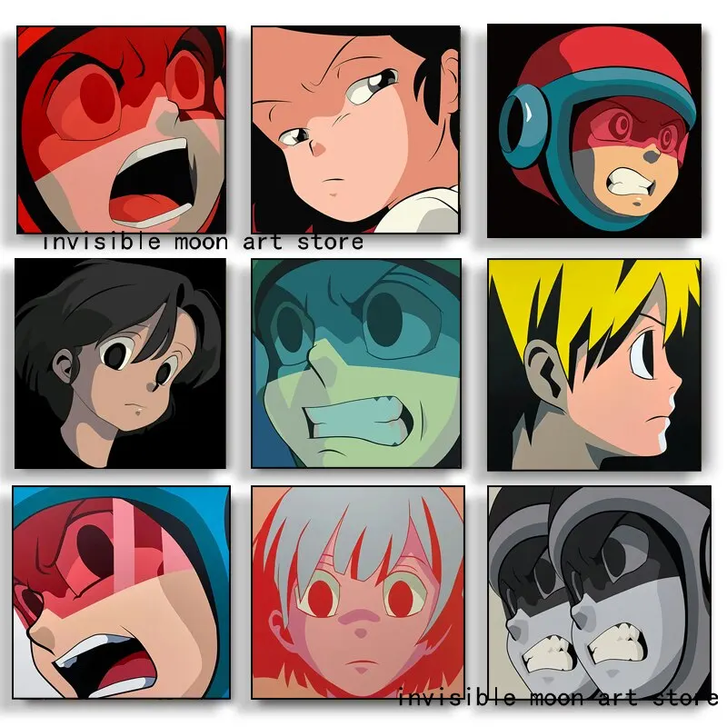 Современный Постер Для Рисования Манги В Корейском Стиле Аниме Художественный