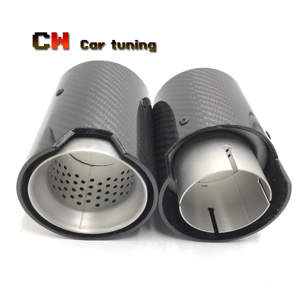 Наконечник Выхлопной насадки из углеродного волокна комплект нержавеющей стали