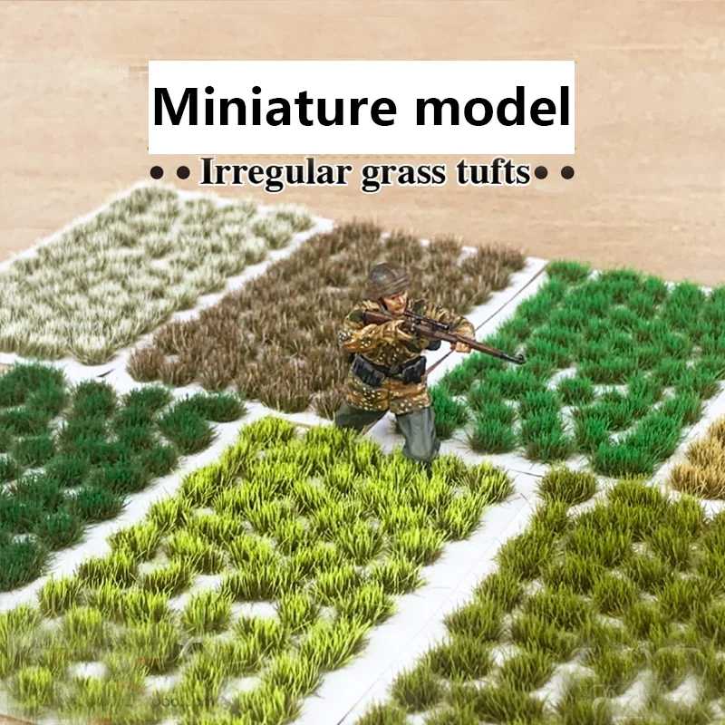

Simulatiom Mini Static Grass Model For Making Military Sand Table Building Scene HO Train Landscape Layout Diorama Materials