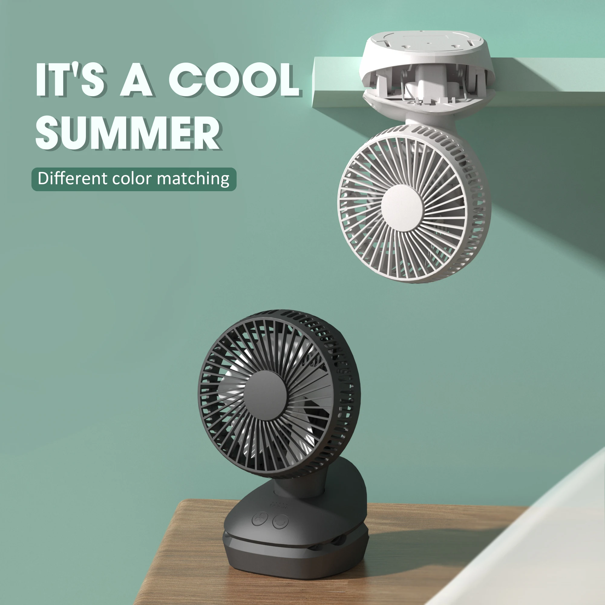 

Office Rechargeable Smart Ventilador 2022 New Arrivals Small Volume and Large Wind Force Mini Fan ventilador portátil