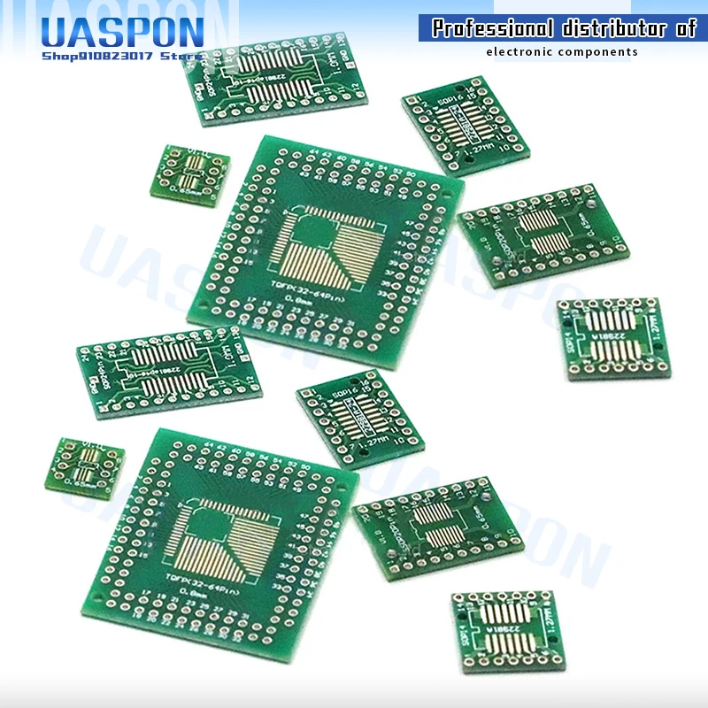 

20pcs SOT89 SOT-89 SOT-223 SOT223 to DIP PCB Transfer Board DIP Pin Board Pitch Adapter keysets