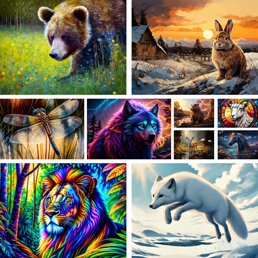 Алмазные художественные наборы для рисования по номерам