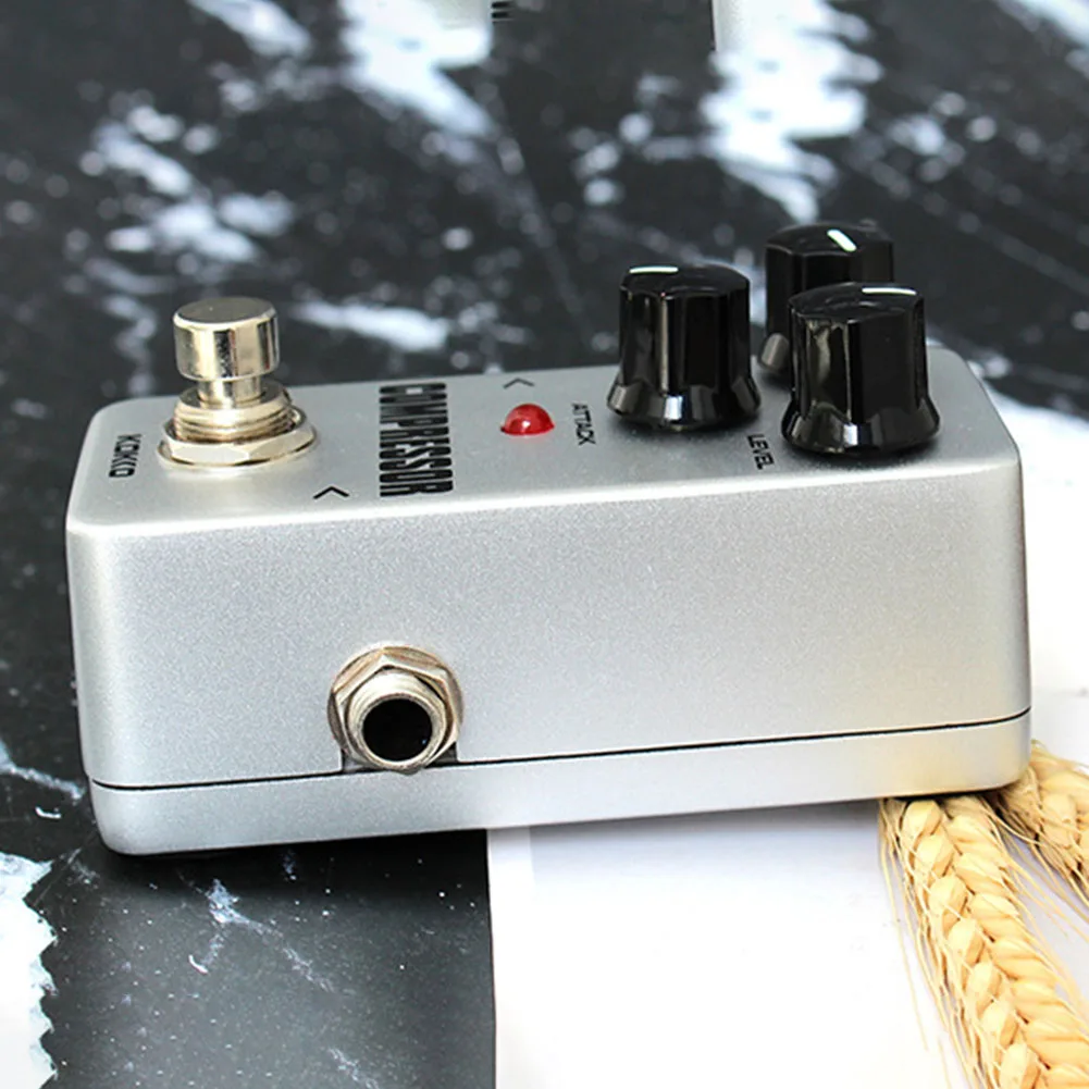

KOKKO FCP2 Compressor Pedal Portable Electric Guitar Effect Pedal LED Indicator Aluminum Alloy Guitar Effect Pedal Guitar Parts