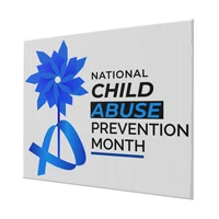new april is national child abuse preventon month high quality canvas frameless decorative painting 20x24in horizontal style