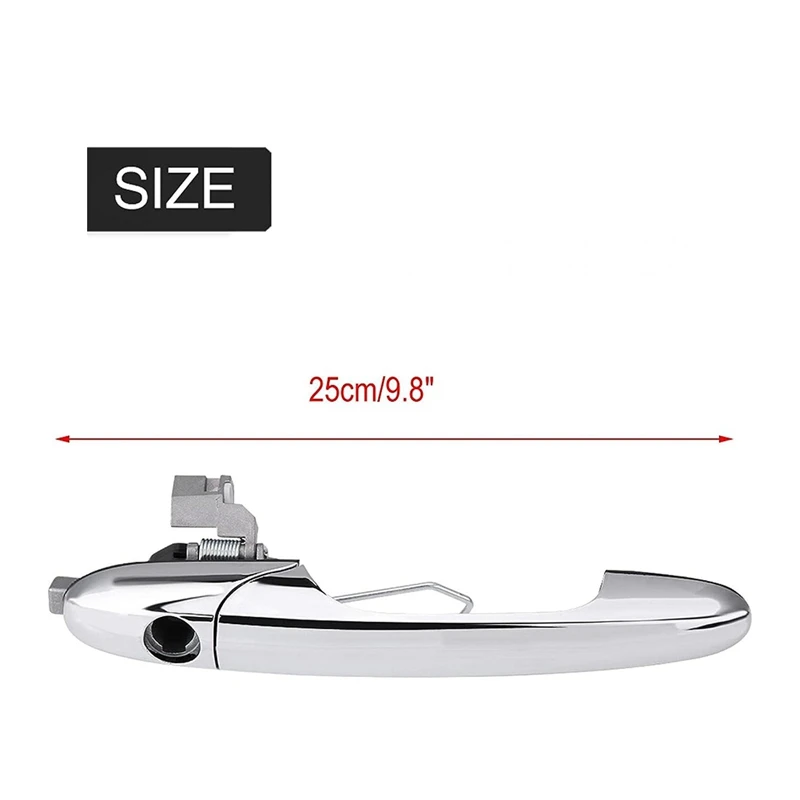 Наружная дверная ручка 735592012 сменные детали для автомобильной ручки Fiat 500