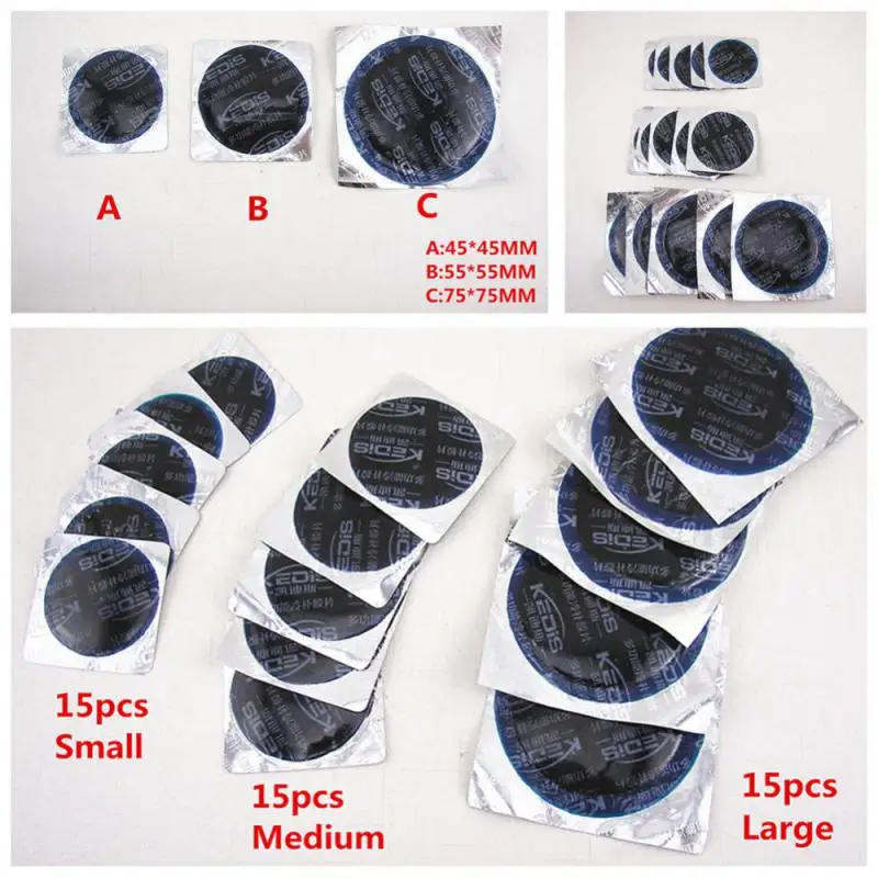 

45 шт./набор, круглые резиновые нашивки для шин, 45 мм, 55 мм, 75 мм