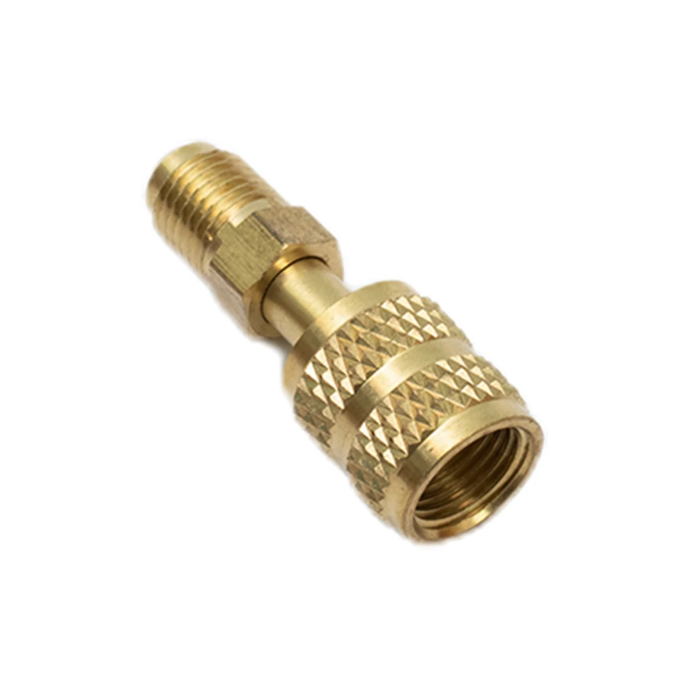 

Высококачественный Прочный адаптер переменного тока 1/4 дюйма, 2 шт. в комплекте, 5/16 дюйма, латунь для R410 R32 R22, для инструментов системы клапанов