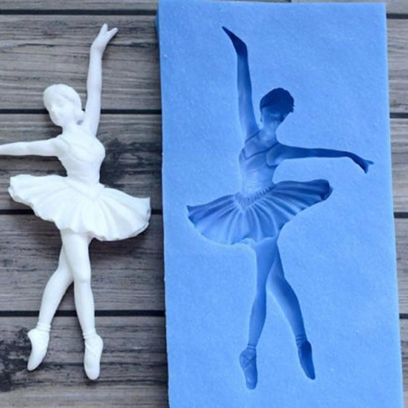 

Angel Dancing Girl Ballet Dancer Silicone Mold Sugarcraft Chocolate Cupcake Mold Cake Fondant Decorating Tools Baking J9a9