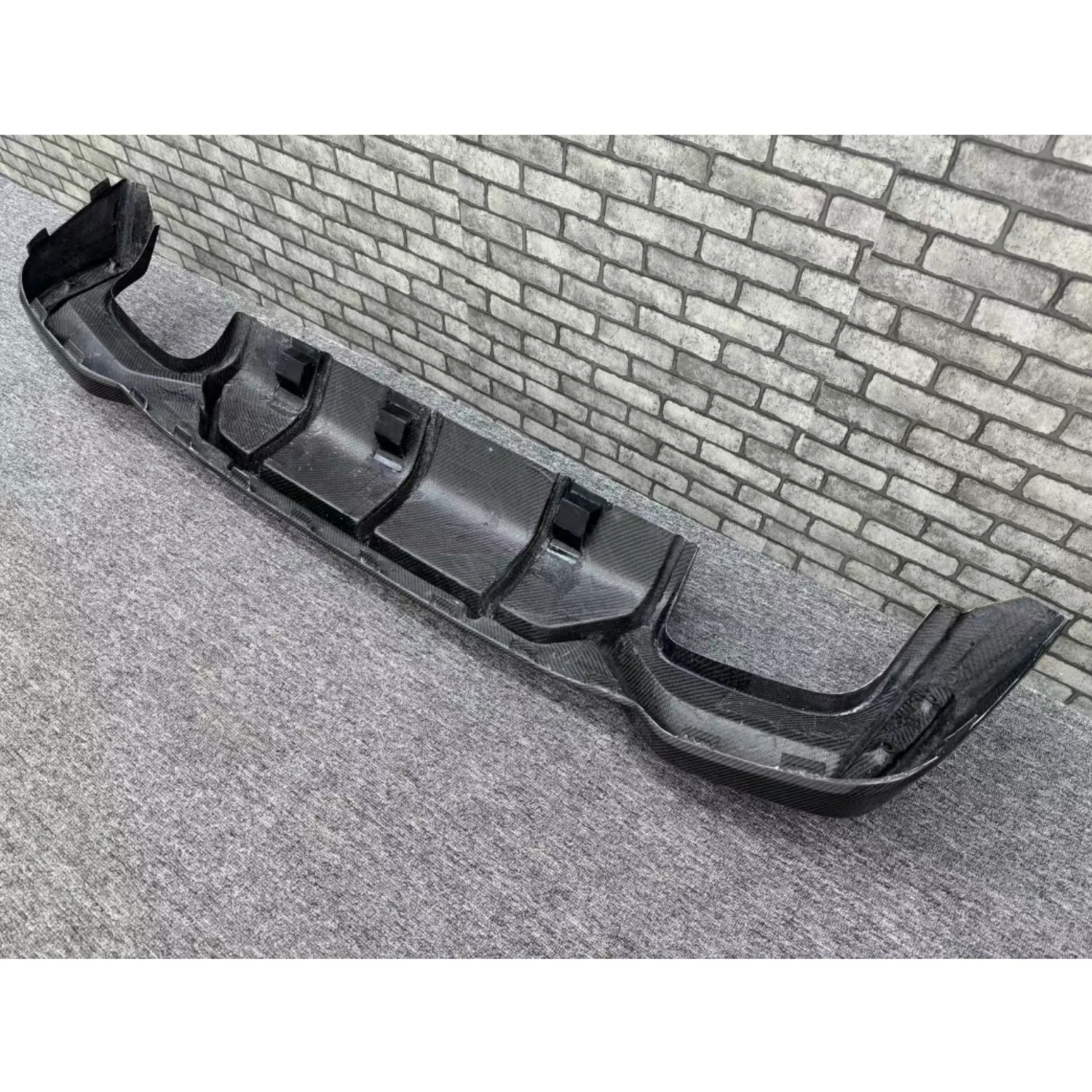 Автомобильный сепаратор заднего бампера для Audi C8 RS6 ABT диффузор из углеродного