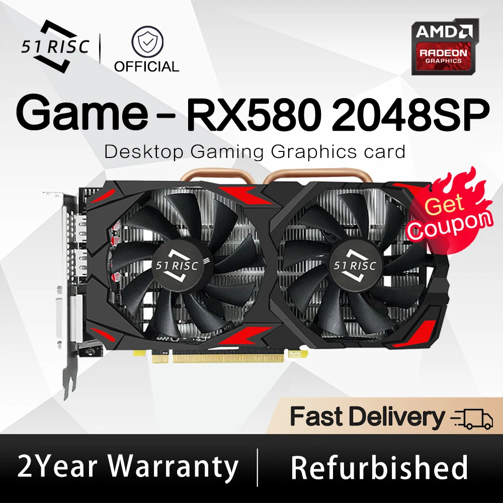  SHELI 51RISC RX580 8  256  2048SP GDDR5    RX 560   RX560 