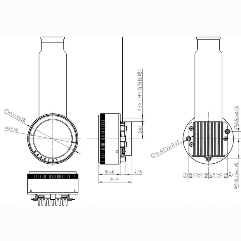 Seeya Pancake 1 03 дюйма 2560x2560 FOV90 3D модуль оптического объектива двигателя с OLED-дисплеем