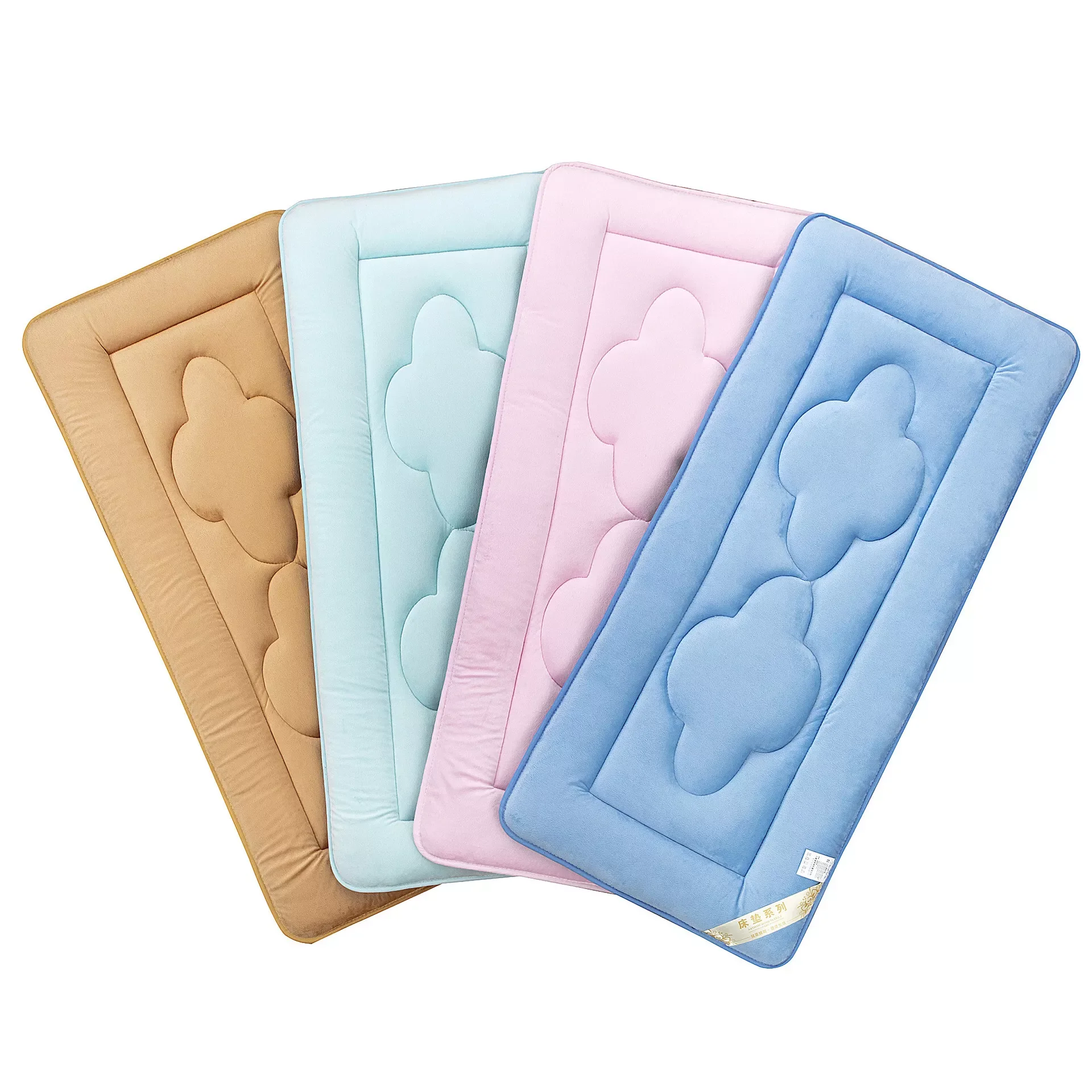

Children's Crystal Velvet Bed Mattress Winter Warm Foldable Nap Mat for Nursery Infant Baby Kids Soft Bedding