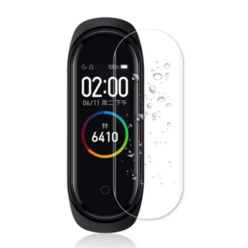 

5 шт. HD защитная пленка для Mi Band 4, защита для mi band 4, полноэкранная проницаемая пленка для mi band 4, защитная фотопленка