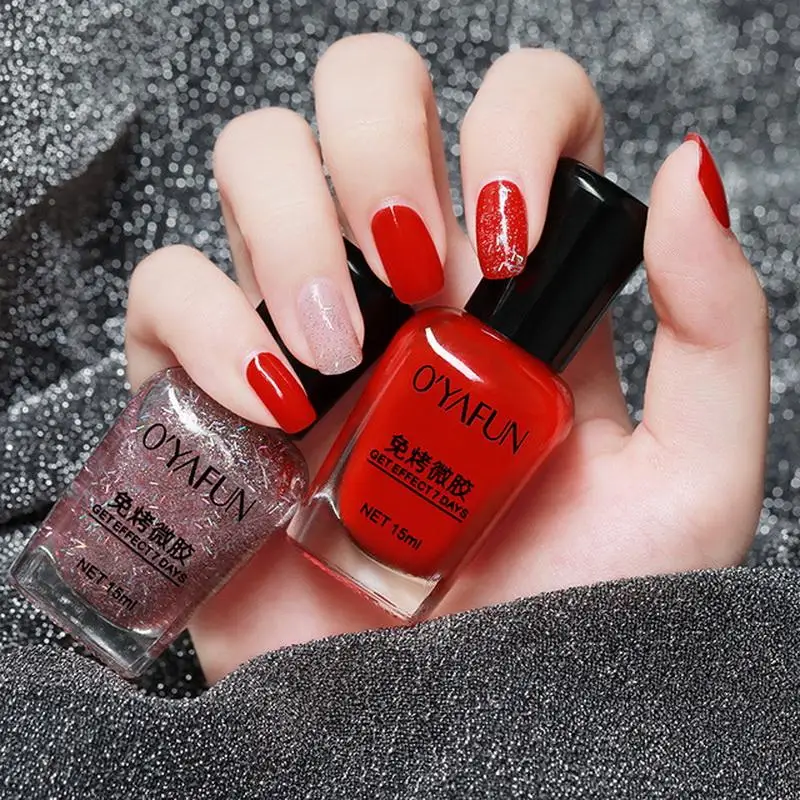 

Гель-лак для ногтей с блестками, 15 мл