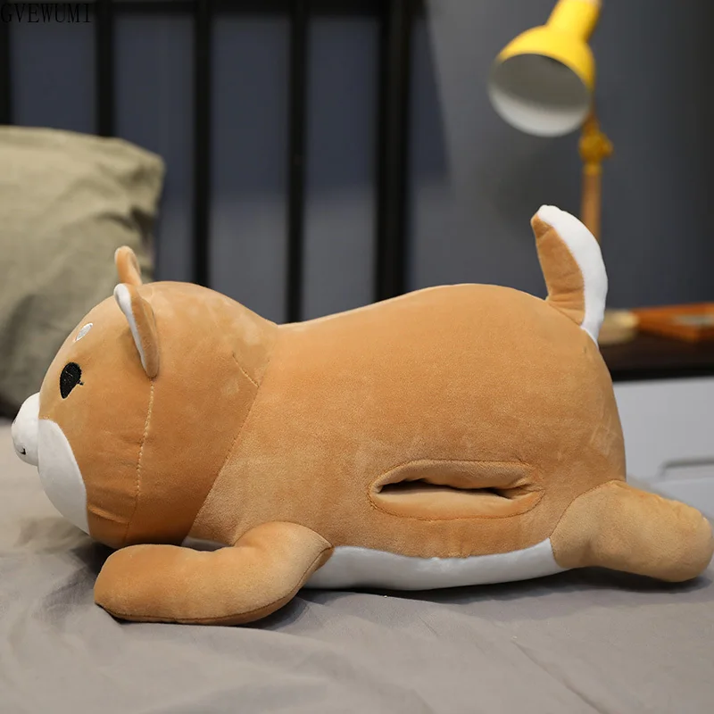 

Doll Pillow Hand Warmer Girls Boys Kids Birthday Christmas 45cm Kawaii Stuffed Shibal Animal Inu Dinosaur Chai Dog Plush Toy
