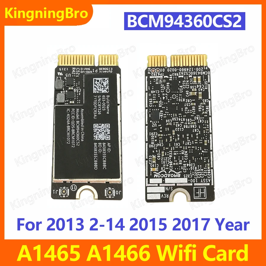 Bluetooth-карта BCM94360CS2 для Macbook Air карта Wi-Fi 11 дюймов 13 A1465 A1466 2013 2014 2015 2017 лет оригинал |